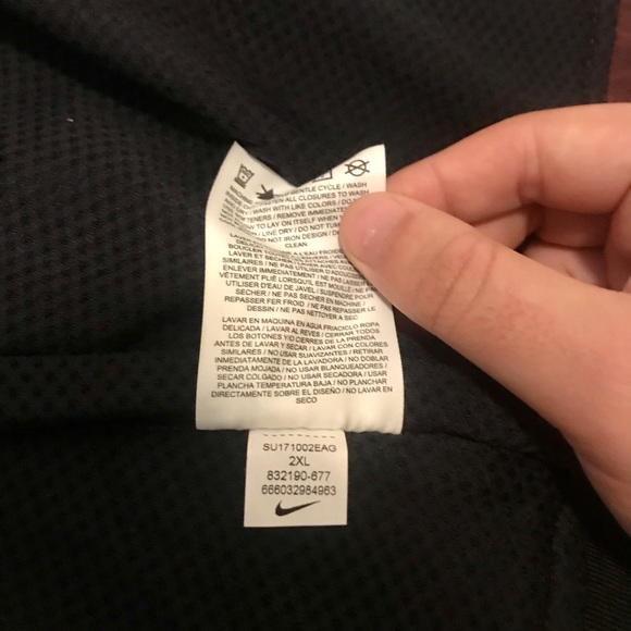 Nike Tech Hypermesh Metallic Bomber Jacket XXL - Picture 15 of 15